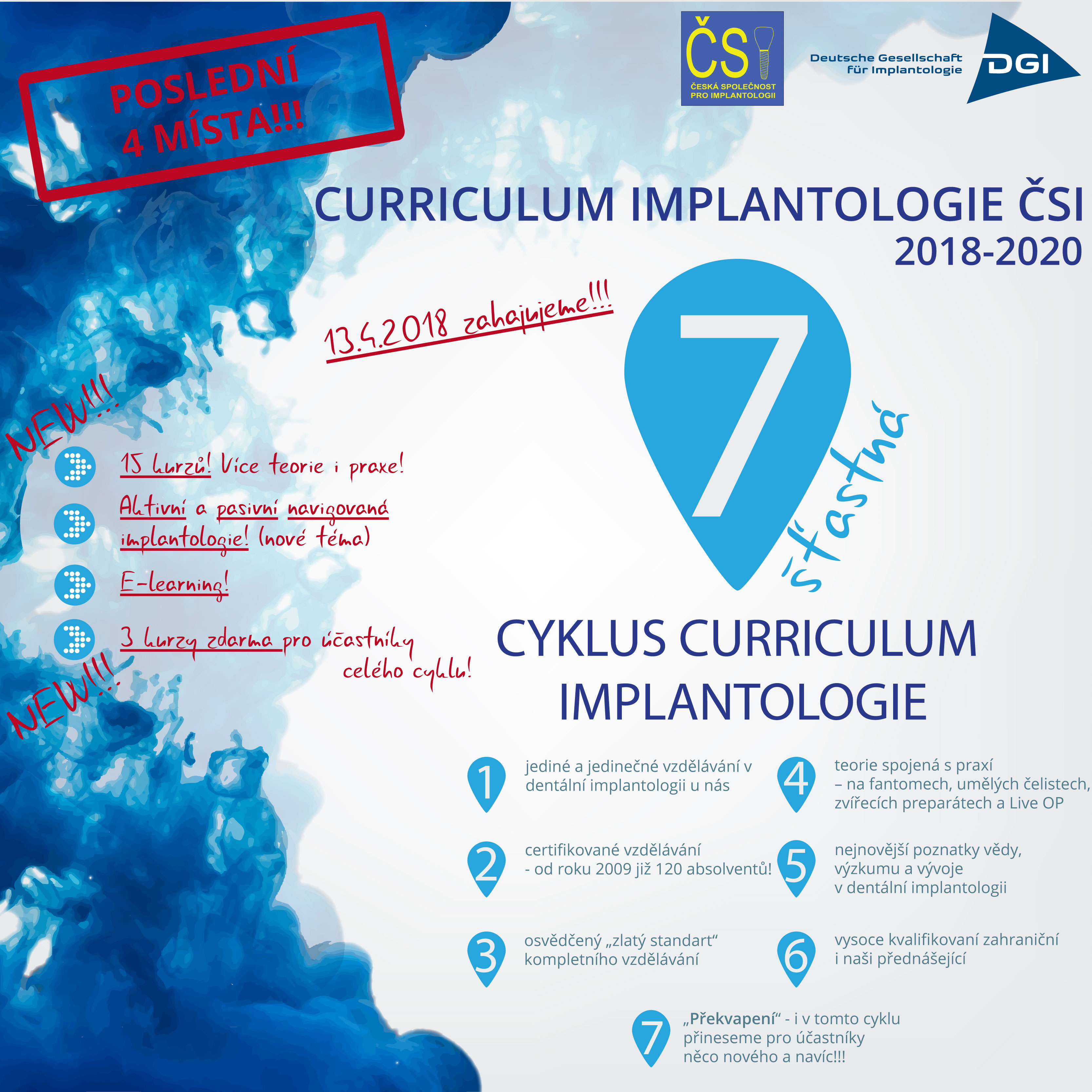 7. cyklus Curriculum Implantologie ČSI